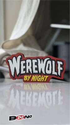 Marvel's Werewolf By Night logo plaque Beena Studio