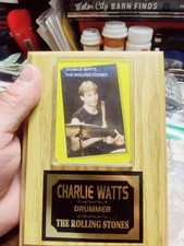 1985 AGI Rock Star Concert Cards Charlie Watts Rolling Stones Card #96
