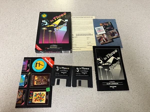 3 In Three Macintosh GAME SOFTWARE. COMPLETE. WORKS. RARE - Picture 1 of 9