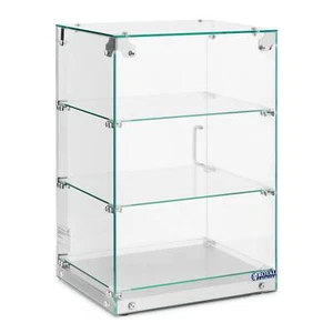 Gastro Kuchenvitrine Buffetvitrine Tortenvitrine Panoramavitrine 60 L 3 Ebenen - Bild 1 von 5