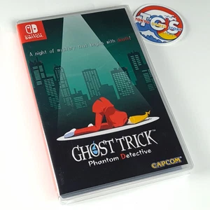 Ghost Trick: Phantom Detective Switch ASIA Game In EN-FR-DE-ES-IT-KR NEW Capcom