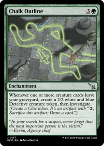 x1 Chalk Outline MKM MTG 157 UNCOMMON M/NM 1x - Picture 1 of 1
