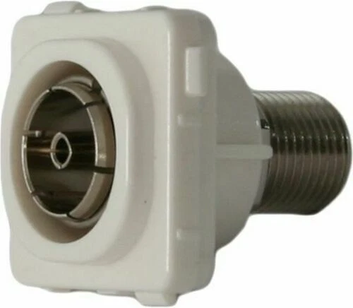 Antenna TV PAL TO F TYPE Wall Plate Socket Insert Suits Clipsal - image 1 of 1