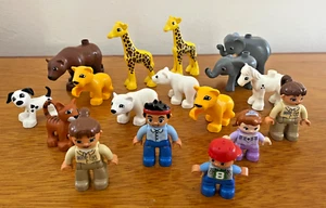LEGO DUPLO LOT OF 17 ANIMALS & FIGURES - Picture 1 of 7