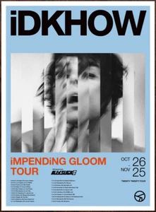 iDKHOW | ALEXSUCKS Tour 2024 Ltd Ed Neu RAR Tour Poster Indie Post Punk Art Pop - Bild 1 von 2