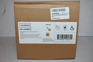 Gerber D511558TC Parma Shower Only Trim Package Ceramic Disc Cartridge - Bronze - Picture 1 of 3