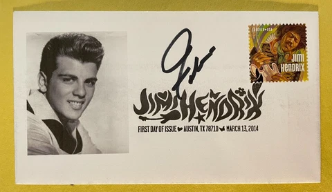 SIGNED TEEN IDOL FABIAN FORTE FDC AUTOGRAPHED FIRST DAY COVER Cover