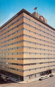 1958 OK Tulsa Sunray Building Mid Continent Oil Co Architecture Postcard N23 - Picture 1 of 2