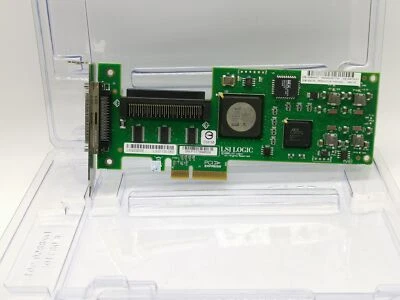 Low profile bracket LSI Logic SCSI LVD/SE Controller PCI Express x4 LSI20320IE - Image 1 of 4