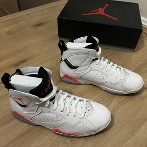 New Nike Air Jordan VII 7 Infrared Basketball Shoes Sneakers US 10 - Picture 1 of 16