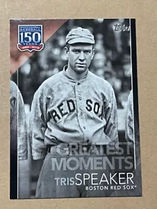 Tris Speaker ~ 2019 ~ Topps "150 Years" BLACK  /299 #ISO-69  Boston Red Sox - Picture 1 of 3
