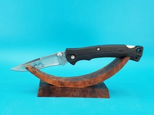 Buck USA Buckmasters 484 Pocket Knife Dated 2014 Plain Blade Black Handle - Picture 1 of 12