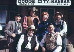 Gunsmoke Cast FOTO wunderschönes Werbebild WILD WEST Fernsehserie - Bild 1 von 2