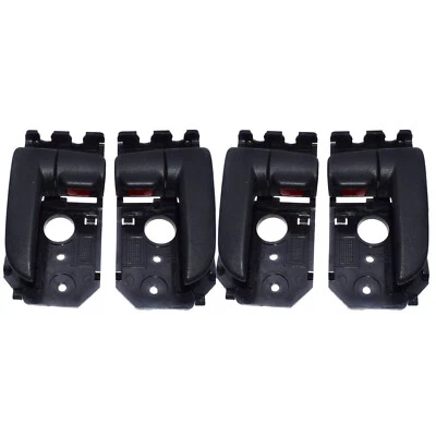 4PCS Front & Rear Left Right Interior Black Door Handle for 05-09 Kia Spectra — 第 1/4 张图片