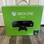 Microsoft Xbox One 1tb Console Black In Box With All Hookups & Controller Clean