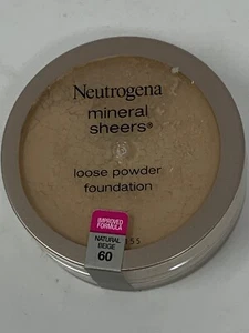 NEUTROGENA Mineral Sheers Loose Powder Foundation #60 Natural Beige - 0.19 oz. - Picture 1 of 3