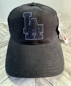 NWT Los Angeles Dodgers Hat Cap Mens Black Baseball American Needle Strap Back B - Picture 1 of 6