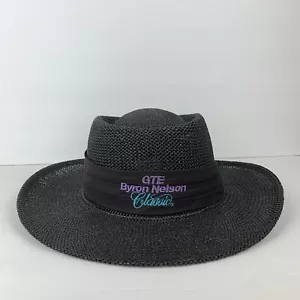 Vintage GTE Byron Nelson Hard Straw Hat Cowboy Sun Golf Made In USA, RARE!!! - Bild 1 von 16