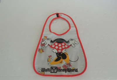Babero Walt Disney World Mini Mouse Ajustable en la parte delantera interior piezas pequeñas Foto 1 de 4