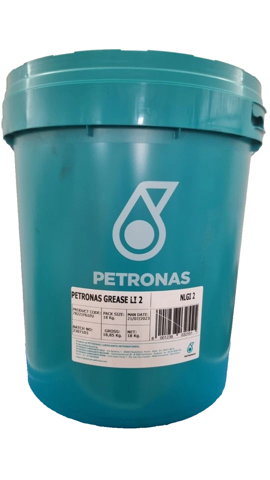 PETRONAS GREASE LI 2 KG 18 GRASSO EP AL LITIO AGRICOLTURA INDUSTRIA  AUTOCARRI - Immagine 1 di 1