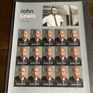 SCOTT# 5801 SHEET OF 15 JOHN LEWIS FOREVER STAMPS MNH-2023-US - Picture 1 of 1