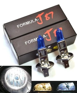 Halogen H1 55W 5000K White Two Bulbs Fog Light Replacement Lamp Plug Play Rally - Picture 1 of 12