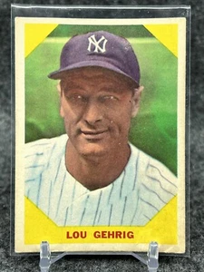 1960 Fleer Baseball Greats - Lou Gehrig #28 - Picture 1 of 2