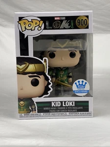 💥Funko Pop! Marvel Kid Loki Metallic #900 Funko Shop Exclusive💥 IN PROTECTOR - Picture 1 of 4