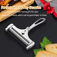 1pc Stainless Steel Cheese Wire Slicer Cheese Butter Cutter Cheese Cake Knife-dm