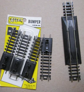 (4) Atlas N Gauge Bumper #2536-50 + (1) RE-RAILER PIECE Made in USA - Picture 1 of 2