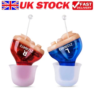 Mini Hearing Aids Digital Invisible In Ear Small Sound Voice Amplifier Enhancer - Picture 1 of 32