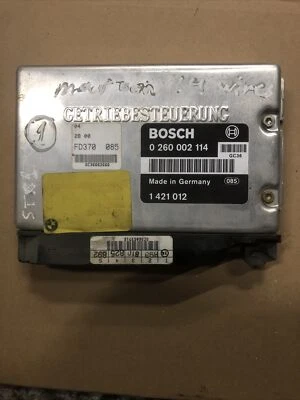 BMW E34 525i 1992 Transmission Control Module TCM TCU 1421012 Bosch 0260002114 Foto 1 de 4