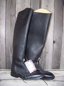Field Boots (Pebbled Grain) with Slide Zip - TuffRider for Women (Size 11.0S) - Picture 1 of 7