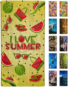 Watermelon Beach Towel 30" X 60" Microfiber Sand Free Quick Dry Travel for Adult - Picture 1 of 12