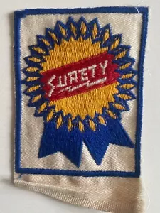 Parche vintage de la marca Surety Gas sin usar y sin cortar - Imagen 1 de 1