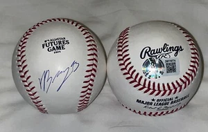 Moises Ballesteros Cubs Auto Signed 2024 Futures Game Baseball Beckett WITNESS . - Picture 1 of 1