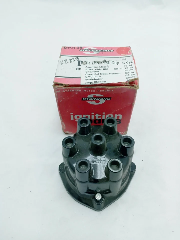 Standard DR 438 NAPA RR 183 Distributor Cap for 1962-1975 GM, AMC, Jeep 6 Cyl. Foto 1 de 1