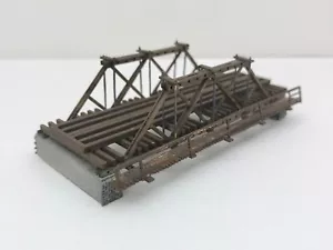PLANS ONLY - Pony Truss Bridge HO Scale (1:87) Custom Designed Model Railroad - Picture 1 of 8
