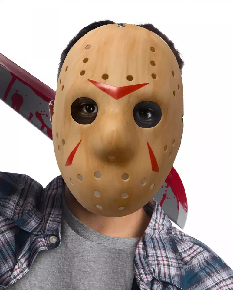 Hölzerne Jason Voorhees Freitag der 13 Maske - Bild 1 von 1