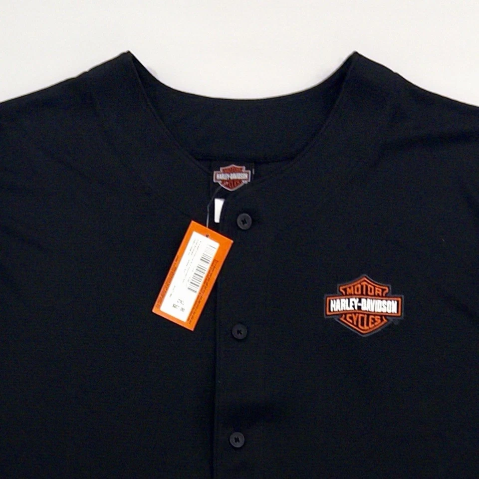 Camisa deportiva negra Harley-Davidson Barnett El Paso TX para hombre 2XL Foto 1 de 4