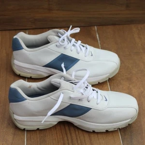 Womens Nike Sport Performance Golf Shoes White/Blue Size 10 309888-141 - Picture 1 of 6