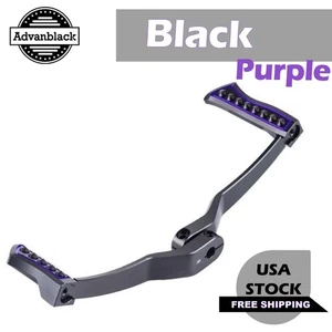 Black / Purple Vengeance Heel Toe Shift Peg Levers For 84+ Harley 86-17 Softail - Picture 1 of 8
