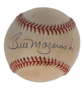 Bill Mazeroski Pittsburgh Pirates Signed Baseball Ball JSA COA - Picture 1 of 2