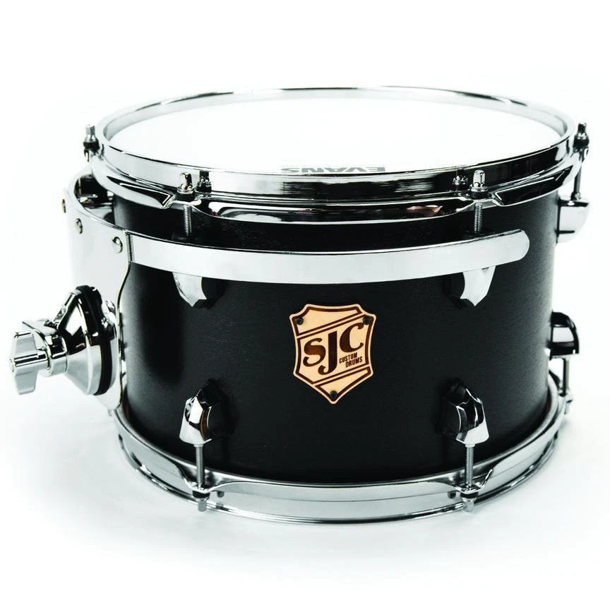 SJC Drums Tour Series 8x12 Rack Tom - Matte Black - T22KMBCHT12 - Image 1 of 1