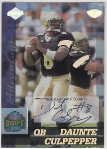 1999 Collector's Edge Advantage Rookie Auto Daunte Culpepper #160 Autograph RC - Bild 1 von 1
