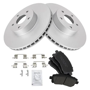 TRQ BKA23814 Disc Brake Kit For Subaru Impreza 1998-2001 Front 26296AC040 - Foto 1 di 6
