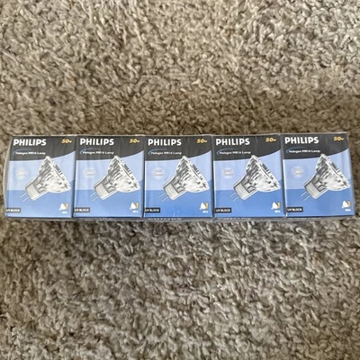 (5) Philips Lighting 50MRC16/NFL24 50 Watt Bulbs MRC16 Flood 24° 12V GU 5.3 - Image 1 of 4