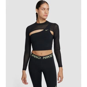 NWT Nike Pro Long Sleeve Top Cropped Women's XL - Picture 1 of 11