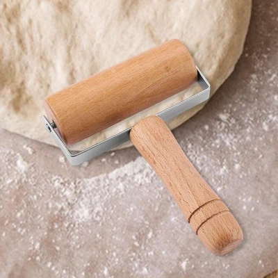 Rolling Pin Easy to Clean Cooking Handheld Handmade Double Head Dough Roller - Image 1 of 4