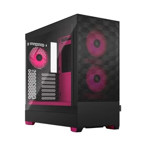 Fractal Design Pop Air Tower PC Black Magenta ATX micro ATX Mini-ITX Steel Tempe - Picture 1 of 1